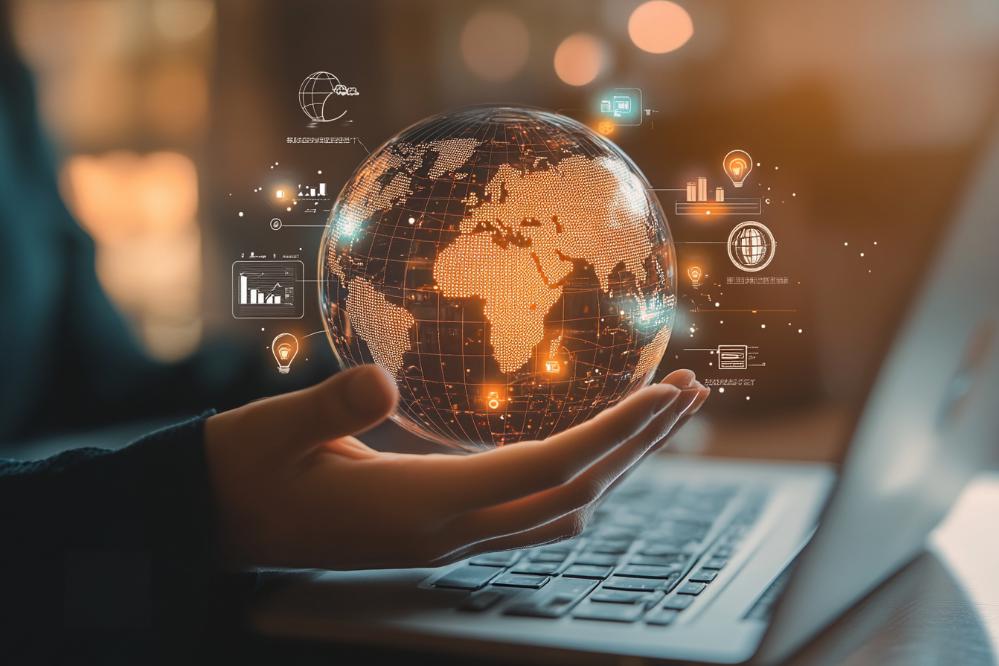 Digital Global Quality Certification Concept
