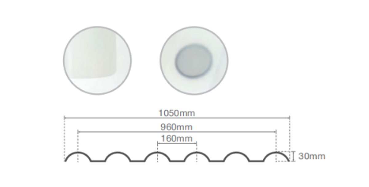 TRANSLUCENT ROOF SHEET (ROYAL 1050)